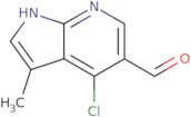 4-Chloro-3-methyl-1H-pyrrolo[2,3-b]pyridine-5-carbaldehyde