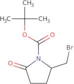 tert-Butyl 2-(bromomethyl)-5-oxopyrrolidine-1-carboxylate