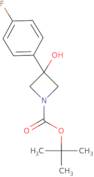 tert-Butyl 3-(4-fluorophenyl)-3-hydroxyazetidine-1-carboxylate