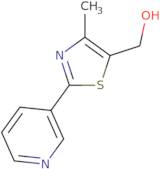 [4-Methyl-2-(pyridin-3-yl)-1,3-thiazol-5-yl]methanol