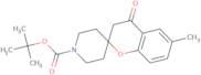 tert-Butyl 6-methyl-4-oxo-3,4-dihydrospiro[1-benzopyran-2,4'-piperidine]-1'-carboxylate