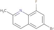 6-Bromo-8-fluoro-2-methylquinoline