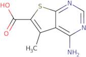 4-Amino-5-methylthieno[2,3-d]pyrimidine-6-carboxylic acid