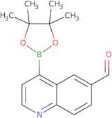 4-(4,4,5,5-Tetramethyl-1,3,2-dioxaborolan-2-yl)quinoline-6-carbaldehyde