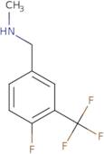 {[4-Fluoro-3-(trifluoromethyl)phenyl]methyl}(methyl)amine