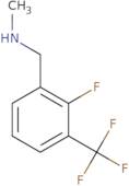 {[2-Fluoro-3-(trifluoromethyl)phenyl]methyl}(methyl)amine