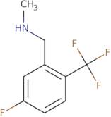 {[5-Fluoro-2-(trifluoromethyl)phenyl]methyl}(methyl)amine