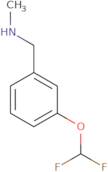 {[3-(Difluoromethoxy)phenyl]methyl}(methyl)amine