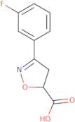 3-(3-Fluorophenyl)-4,5-dihydro-1,2-oxazole-5-carboxylic acid