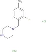 1-(2-Fluoro-4-methyl-benzyl)-piperazine dihydrochloride