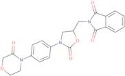 2-[[2-Oxo-3-[4-(3-oxo-4-morpholinyl)phenyl]-5-oxazolidinyl]methyl]-1H-isoindole-1,3(2H)-dione