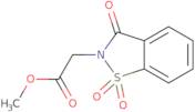 3-Oxo-1,2-benzoisothiazoline-2-acetic acid methyl ester 1,1-dioxide