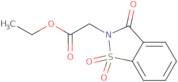 3-Oxo-1,2-benzisothiazole-2(3H)-acetic acid ethyl ester 1,1-dioxide