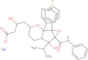 1b- (4-Fluorophenyl) hexahydro- b, 7- dihydroxy- 7- (1- methylethyl) - 1a- phenyl- 7a- [(phenylamino) carbonyl] - 3H-Oxireno[3, 4] p yrrolo[2, 1- b] [1, 3] oxazine- 3- butanoic acid sodium salt
