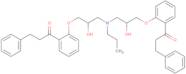 1-[2-[2-Hydroxy-3-[[2-hydroxy-3-[2-(3-phenylpropanoyl)phenoxy]propyl]-propylamino]propoxy]phenyl]-3-phenylpropan-1-one