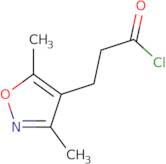 3-(3,5-Dimethylisoxazol-4-yl)propanoyl chloride