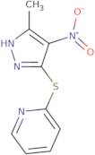 2-(5-Methyl-4-nitro-2H-pyrazol-3-ylsulfanyl)-pyridine
