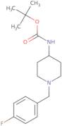 tert-Butyl 1-(4-fluorobenzyl)piperidin-4-ylcarbamate