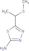 5-[1-(Methylthio)ethyl]-1,3,4-thiadiazol-2-amine