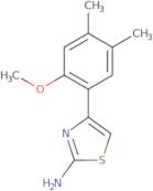 4-(2-Methoxy-4,5-dimethylphenyl)-1,3-thiazol-2-amine