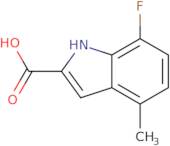 7-Fluoro-4-methyl-1H-indole-2-carboxylic acid