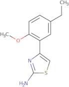 4-(5-Ethyl-2-methoxyphenyl)-1,3-thiazol-2-amine