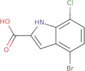4-Bromo-7-chloro-1H-indole-2-carboxylic acid