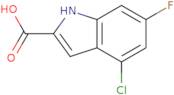 4-Chloro-6-fluoro-1h-indole-2-carboxylic acid