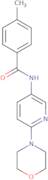 4-Methyl-N-[6-(morpholin-4-yl)pyridin-3-yl]benzamide