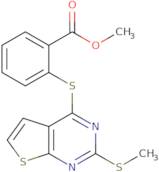 Methyl 2-{[2-(methylsulfanyl)thieno[2,3-d]pyrimidin-4-yl]sulfanyl}benzenecarboxylate