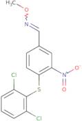 4-[(2,6-Dichlorophenyl)sulfanyl]-3-nitrobenzenecarbaldehyde o-methyloxime