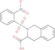 2-(2-Nitrobenzenesulfonyl)-1,2,3,4-tetrahydroisoquinoline-3-carboxylic acid