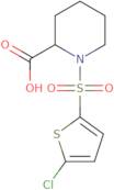 1-[(5-Chloro-2-thienyl)sulfonyl]piperidine-2-carboxylic acid