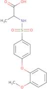 N-[4-(2-Methoxyphenoxy)phenylsulfonyl]-DL-alanine