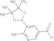 2-Methyl-5-nitro-3-(tetramethyl-1,3,2-dioxaborolan-2-yl)pyridine