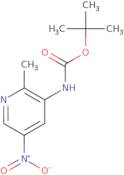 3-(Boc-amino)-2-methyl-5-nitropyridine