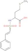 4-(Methylsulfanyl)-2-(2-phenylethenesulfonamido)butanoic acid