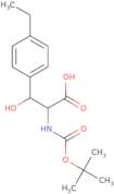 2-{[(tert-Butoxy)carbonyl]amino}-3-(4-ethylphenyl)-3-hydroxypropanoicacid