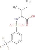 3-Methyl-2-[3-(trifluoromethyl)benzenesulfonamido]pentanoic acid