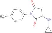 3-(Cyclopropylamino)-1-(4-methylphenyl)pyrrolidine-2,5-dione