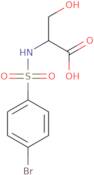 2-(4-Bromobenzenesulfonamido)-3-hydroxypropanoic acid