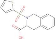 2-(Thiophene-2-sulfonyl)-1,2,3,4-tetrahydroisoquinoline-3-carboxylic acid