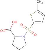 1-[(5-Methylthiophen-2-yl)sulfonyl]pyrrolidine-2-carboxylic acid