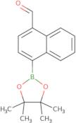 4-(4,4,5,5-Tetramethyl-1,3,2-dioxaborolan-2-yl)-1-naphthalenecarboxaldehyde