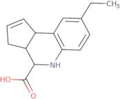 8-Ethyl-3a,4,5,9b-tetrahydro-3h-cyclopenta[c]quinoline-4-carboxylic acid