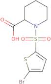 1-[(5-Bromothiophen-2-yl)sulfonyl]piperidine-2-carboxylic acid