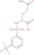 4-Carbamoyl-2-[3-(trifluoromethyl)benzenesulfonamido]butanoic acid
