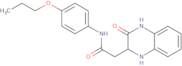 2-(3-Oxo-1,2,3,4-tetrahydroquinoxalin-2-yl)-N-(4-propoxyphenyl)acetamide