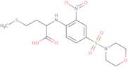 4-(Methylsulfanyl)-2-{[4-(morpholine-4-sulfonyl)-2-nitrophenyl]amino}butanoic acid