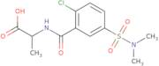 2-{[2-Chloro-5-(dimethylsulfamoyl)phenyl]formamido}propanoic acid